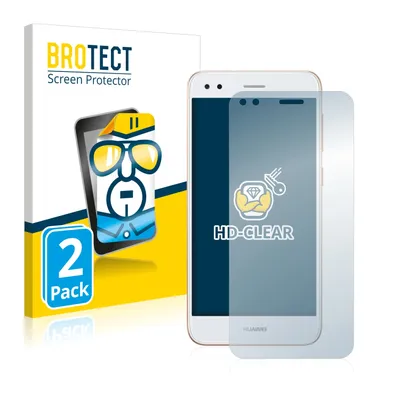 Produktbild von 2x Für Huawei P9 Lite Mini Schutzfolie BROTECT Displayschutz Display Schutz Folie Klar Transparent