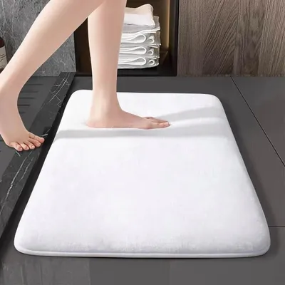 Produktbild von Saugfähige Badematte - Rutschfeste Bodenmatte für das Badezimmer