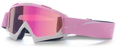 Productafbeelding van Skibril - Roze - Over-the-Glasses (OTG) - UV400 bescherming - Unisex - Geschikt voor skiën en snowboarden