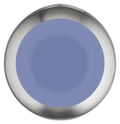 Image de Emsa PREP & BAKE Bol à mélanger en acier inoxydable sans poignée, Couleur:Acier inoxydable/Bleu 22 cm