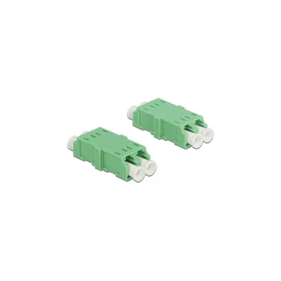 Produktbild von Delock LWL Kupplung LC Duplex Buchse zu LC Duplex Buchse 4 Stück