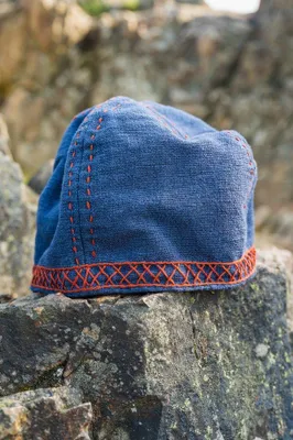 Produktbild von Mittelalter Kappe "Anders" - Blau L/XL