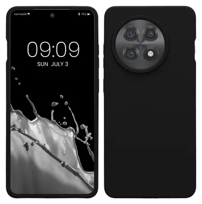 Produktbild von kwmobile Handyhülle für OnePlus 13R Hülle - Case Silikon - Kabelloses Laden - Schutzhülle Cover in Schwarz