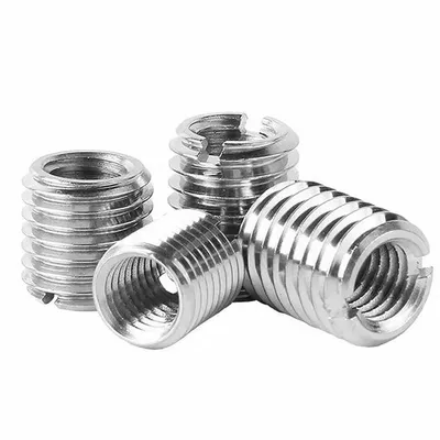Produktbild von 10 Stück Gewindeeinsätze M10 auf M8, 15 mm Edelstahl Gewindeadapter, Reduziermutter, Muffe und Adapter