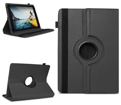 Produktbild von Tablet Tasche für Blackview Tab 90 Hülle Schutzhülle Case 360 Grad Drehbar CoverFarben:Schwarz