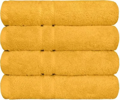 Obrázek produktu pro SCANquilt osuška COTTONA žlutá 100% česaná bavlna 70 x 140 cm