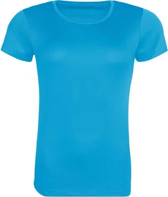 Produktbild von Just Cool JC205 | WomenŽs Recycled Cool T-Shirt Hergestellt aus 6 Plastikflasc - Farbe: Sapphire Blue - Größe: XS