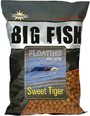 Produktbild von Dynamite Baits Big Fish Floating Pellets 1,1 kg 11 mm Sweet Tiger