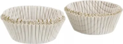 Produktbild von Zenker 43436, Cupcake-/Muffin-Cups, Rund, Gerillte Oberfläche, 220 °C, Weiß, Papier
