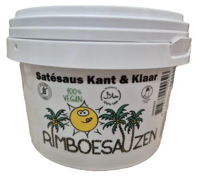 Produktbild von Rimboe Satésaus Kant-en-Klaar 500 ml – Würzige Erdnusssauce für Saté & Grill