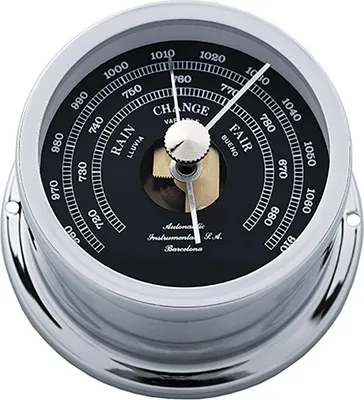 Produktbild von Autonautic Instrumental Be72c Marinebarometer Silber  Silber One Size