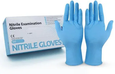Produktbild von Famanu Nitrilhandschuhe XL - Puderfrei, Latexfrei, 100 Stück