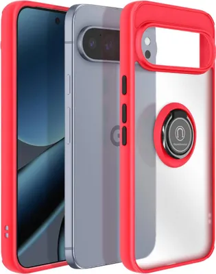 Image de Avizar, Housse pour Google Pixel 10 Pro XL antichoc avec anneau magnétique, Rouge