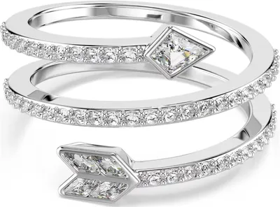 Zdjęcie produktu dla Pierścień Swarovski, Gładki Metal 5741528