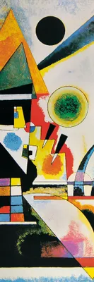 Obrázok produktu pre Wassily Kandinsky umelecká tlač obrazu - Balancement, 1925 (91 x 30 cm)