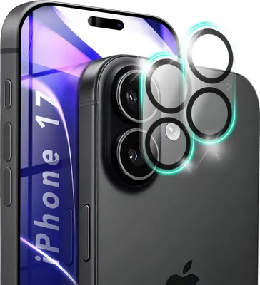 Produktbild von 2x Kamera Schutzglas "Focus.X2 MAX" für Apple iPhone 17 - Anti-Reflex Ringe / Case Friendly / Smart & Robust / Objektiv Glas - Transparent
