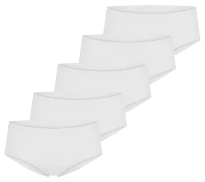 Produktbild von Schiesser 5er Pack Invisible Baumwolle Panty Aus softem, natürlichem Material mit hohem Baumwoll-Anteil, Komplett nahtlos verarbeitet, dadurch unsichtbar unter eng anliegender Kleidung, Samtige, weiche Innen-Ränder für perfekten Halt und hohen Tragekomfort