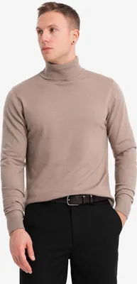 Obrázek produktu pro Ombre Clothing Pánský rolák Shiva tmavě béžová L