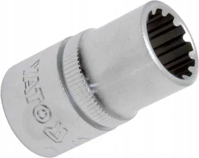 Produktbild von Yato YT-1465, Einzelner Artikel, Ratschenschlüssel, Chrom-Vanadium-Stahl, 1/2", Chrom, 38 mm