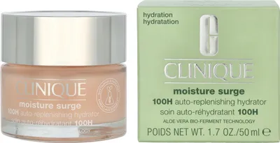 Produktbild von Clinique Moisture Surge 100H Auto-Replenishing Hydrator, Frauen, 50 ml, Gel, Jeder Hauttyp, Tag & Nacht, Feuchtigkeitsspendend, Aufpolsterung, Glättend, Behandlung