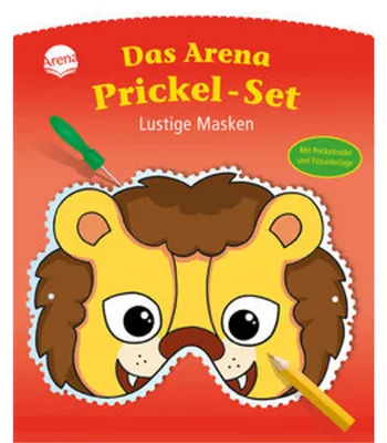 Produktbild von Lustige Masken. Das Arena Prickel-Set