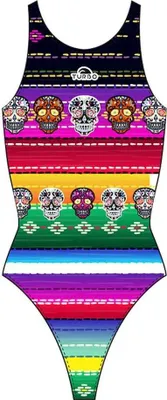 Produktbild von Turbo Poncho Badeanzug Mehrfarbig S Damen Mehrfarbig S