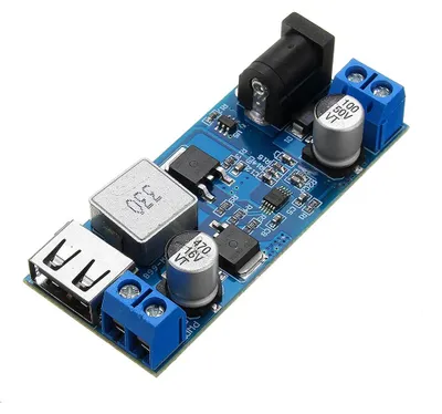DC-DC Step-Down Wandler 24V/12V auf 5V 5A mit USB