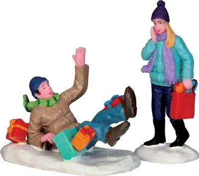 Productafbeelding van Kerstfiguur Shopping date set of 2 LEMAX