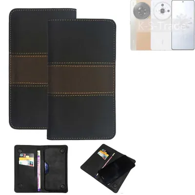 Produktbild von K-S-Trade Hülle Handyhülle kompatibel mit Nubia Z50S PRO Schutzhülle Walletcase Bookstyle Tasche Schutz Case Handytasche Wallet Cover Kunstleder
