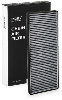 Produktbild von RIDEX 424I0209 Aktivkohle Innenraumfilter Pollenfilter passend für MERCEDES-BENZ E-Klasse T-modell (S212) A-Klasse (W168) B-Klasse (W246, W242)