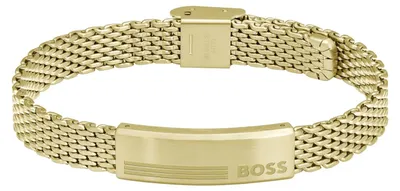 Produktbild von BOSS Jewelry Gliederarmband für Herren Kollektion ALEN aus Gelbgold mit einer Gr