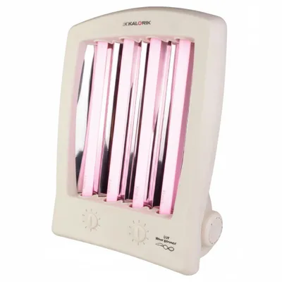 Produktbild von Heimsolarium für Gesicht und Dekolleté, 4 x 15 W, Kollagen-Bräunungslampe, pflegt und regeneriert die Haut, GB1004R KALORIK Bräunungslampe