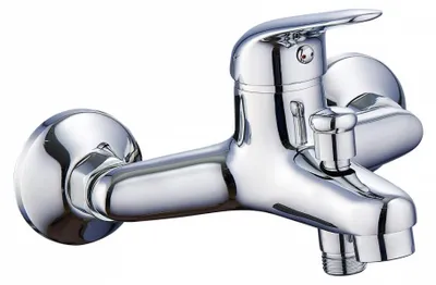 Obrázok produktu pre Vaňová batéria nástenná PLUTO, rozstup 150mm, chróm