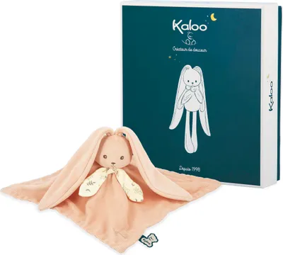 Produktbild von Kaloo Schmusetuch Kaninchen Pfirsich - Lapinoo Doudou Baby Geschenk