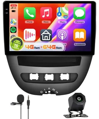 Productafbeelding van 4+64G Android Autoradio voor Toyota Aygo/Peugeot 107/Citroen C1 2005-2014