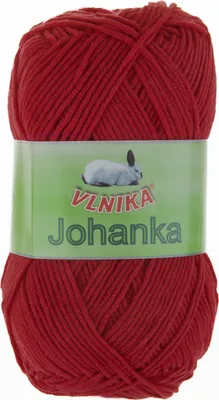 50g Strickgarn Johanka rot