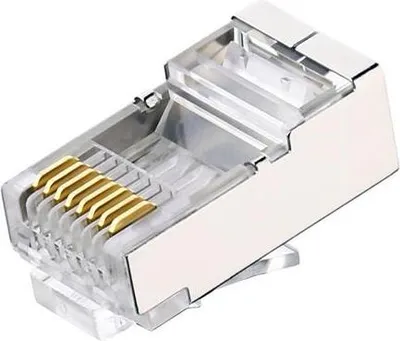 Zdjęcie produktu dla Złącze ekranowane PremiumCord RJ 45, Cat6