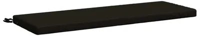 Produktbild von Bankkissen SOEST 100 % Polyester Schwarz 120 x 40 x 5 cm