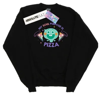 Image de Disney - Sweat-shirt pour homme « Soul 22 Soul Purpose Is Pizza » BI45160 (XXL) (noir)
