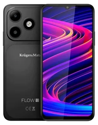 Imagen del producto de Kruger&Matz Flow 12, teléfono inteligente, 4 GB de RAM / 64 GB de almacenamiento, batería de 5000 mAh, NFC, color , incluye funda y protector de pantalla de vidrio