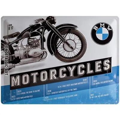 Produktbild von 000 Nostalgic-Art - Blechschild 30 x 40 cm - BMW - BMW Timeline