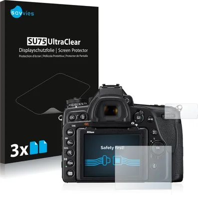 Produktbild von 6x Für Nikon D780 Schutzfolie Savvies Displayschutz Display Schutz Folie Klar Transparent