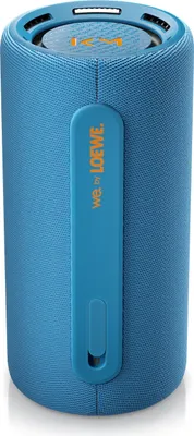 Image de Loewe We. HEAR pro denim, haut-parleur Bluetooth, coopération avec Kylian Mbappé, 100 W, résistant à l'eau IPX6, portable, batterie 24h, powerbank, 100W