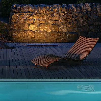Produktbild von Maytoni Edge LED Landschaftsbeleuchtung 15W Grau IP65 Warmweiss
