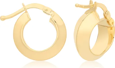 Produktbild von 9 Karat (375) Gold Damen - Paar Creolen - 13mm*3mm; TRS35904