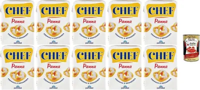 Produktbild von Parmalat Chef Panna Kochsahne, 200 ml, 10 Stück, mit Italian Gourmet polpa 400g