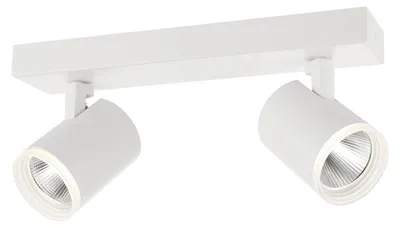 Zdjęcie produktu dla Reflektor sufitowy LED ruchomy Helvia biały 10W biała neutralna 1000lm metal wym:11x28x6cm IP20 Italux