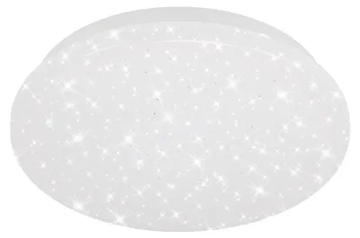 Produktbild von LED Deckenleuchte Deckenlampe Sternendekor 8 W weiß Metall Ø22cm Briloner