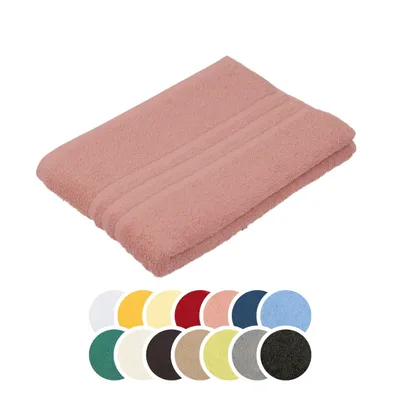 Produktbild von liebling Saunatuch, 100% Baumwolle, mit Schlaufe, formstabil, weich, Serie Borkum, 70 x 200 cm, 60 Grad waschbar, trocknergeeignet, altrosa