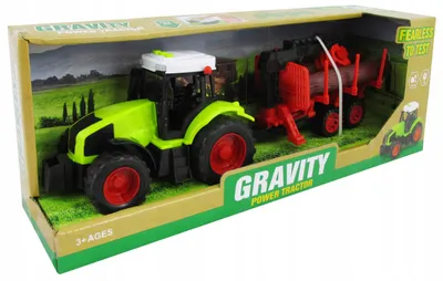 Produktbild von Trifox Set Traktor Anhänger LED Spielzeugtraktor mit Sound